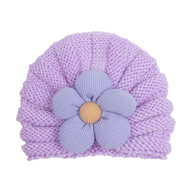 Blove* Stylish Baby Beanies Cap purple