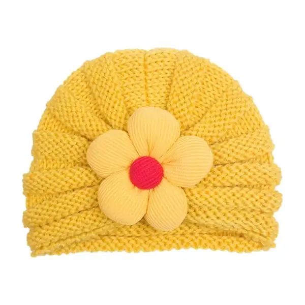 Blove* Stylish Baby Beanies Cap yellow